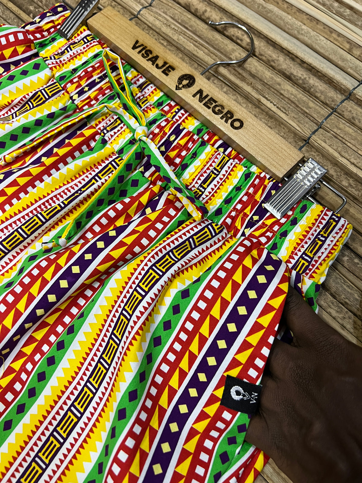 Pantalón  Estampado unisex Bota Ancha diseño Caminos. 100% algodón.