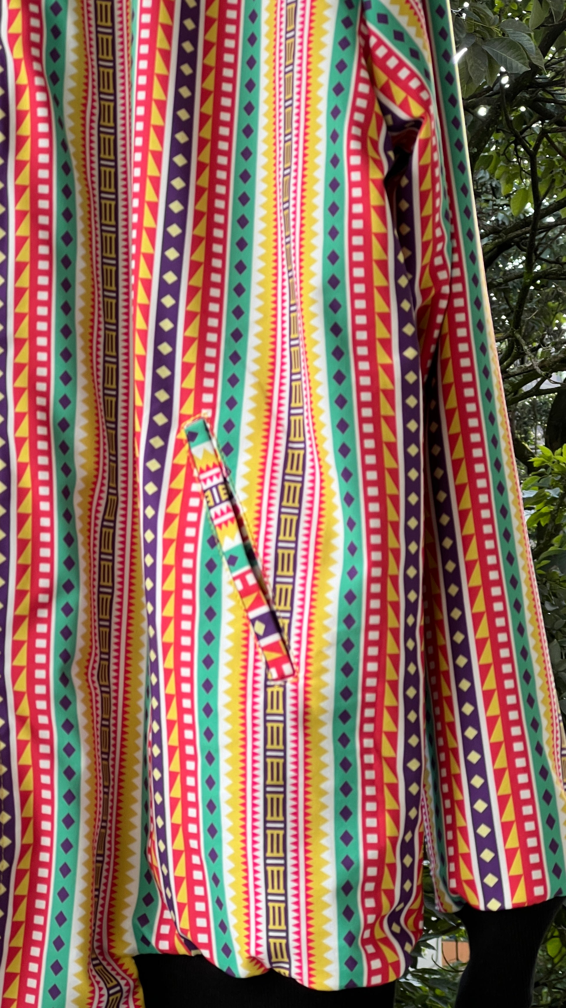 Chaqueta caminos – diseño étnico colombiano Visaje Negro