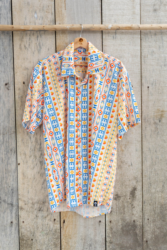 Camisa Ocaso - Cuello Inglés