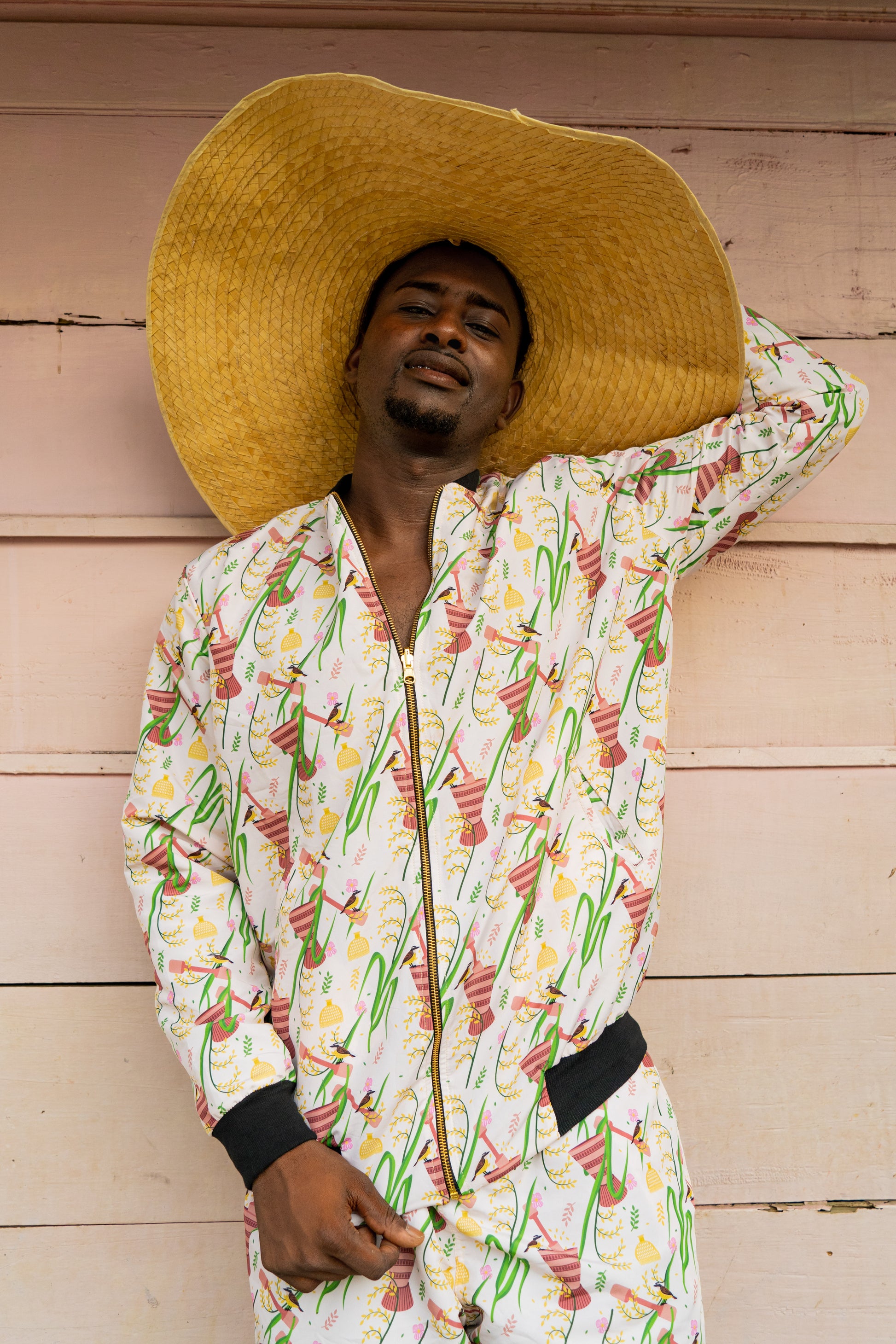 Chaqueta doble faz - diseño Pilón – diseño étnico colombiano Visaje Negro