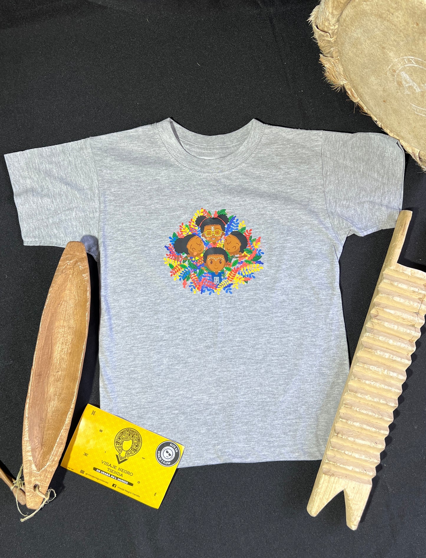 Camiseta infantil talla 8. COLOR GRIS- 100% algodón