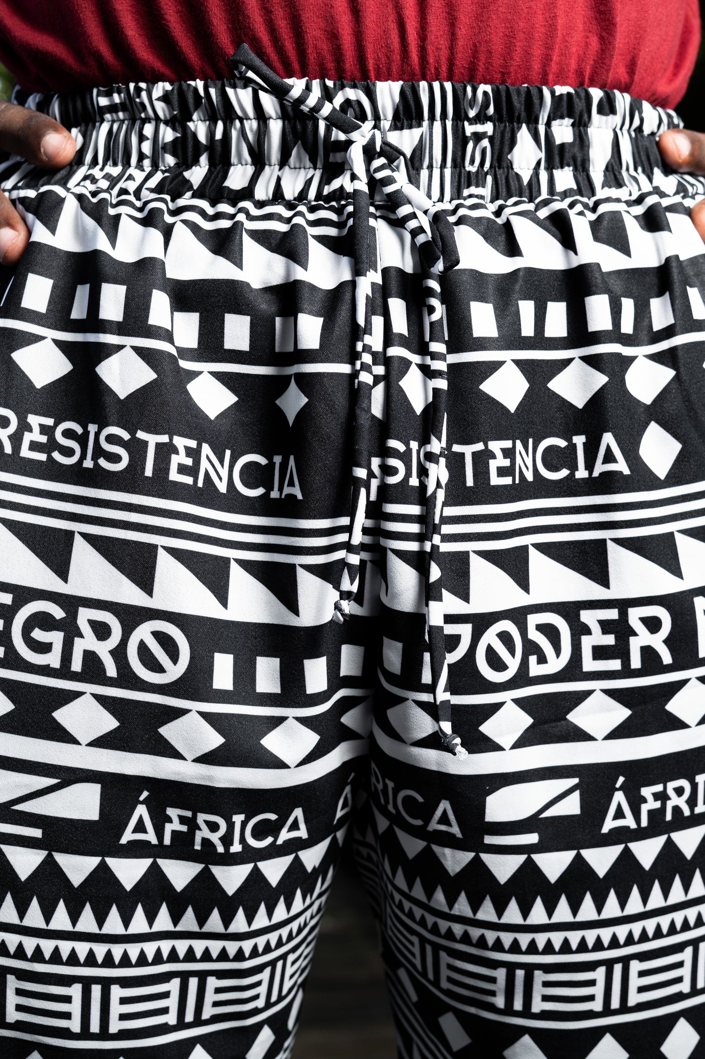 Jogger estampado Poder Negro