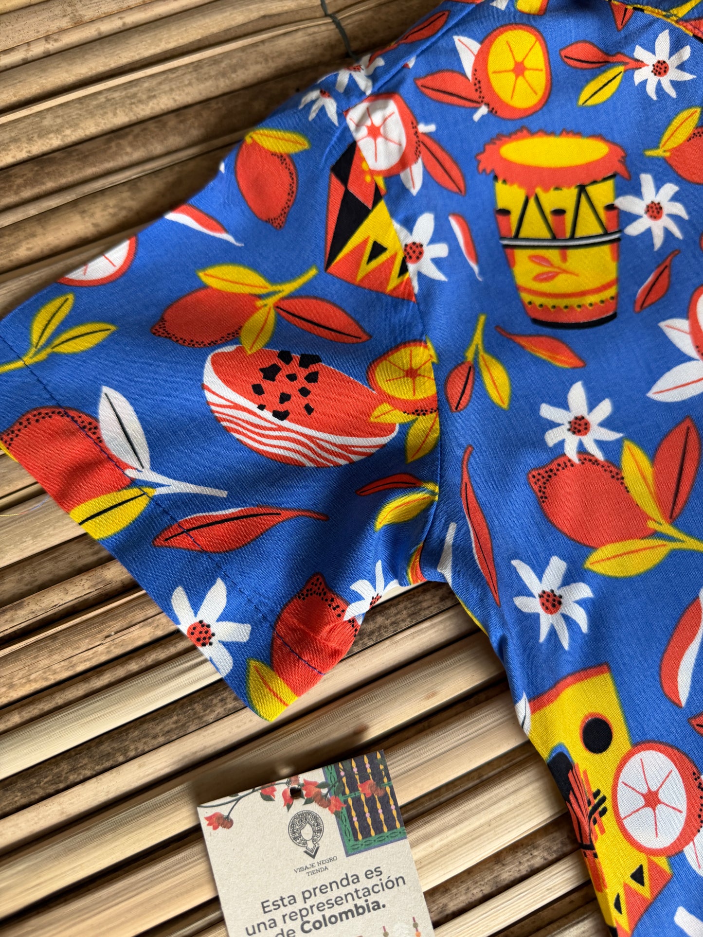 Camisa infantil afrocolombiana- Sexteto