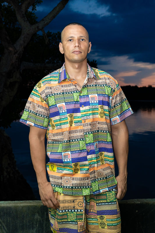 camisa con el poporo 