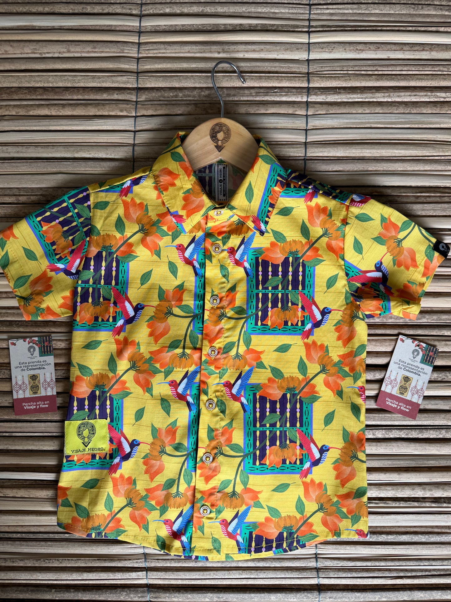 Camisa afro para niños Algodón 100%- Ventana