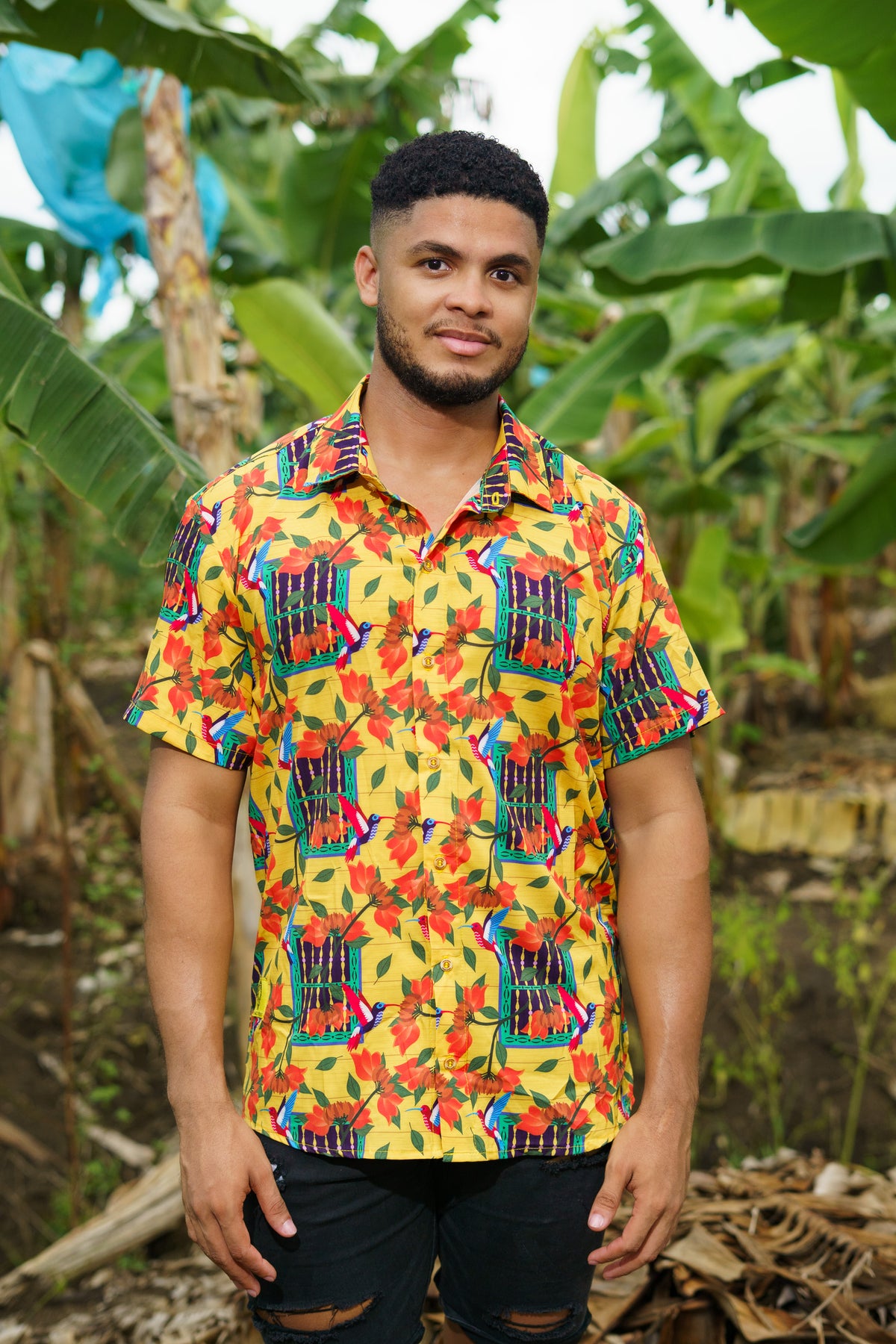 Camisa Ventana Bolillo Cuello Inglés - Ropa colombiana