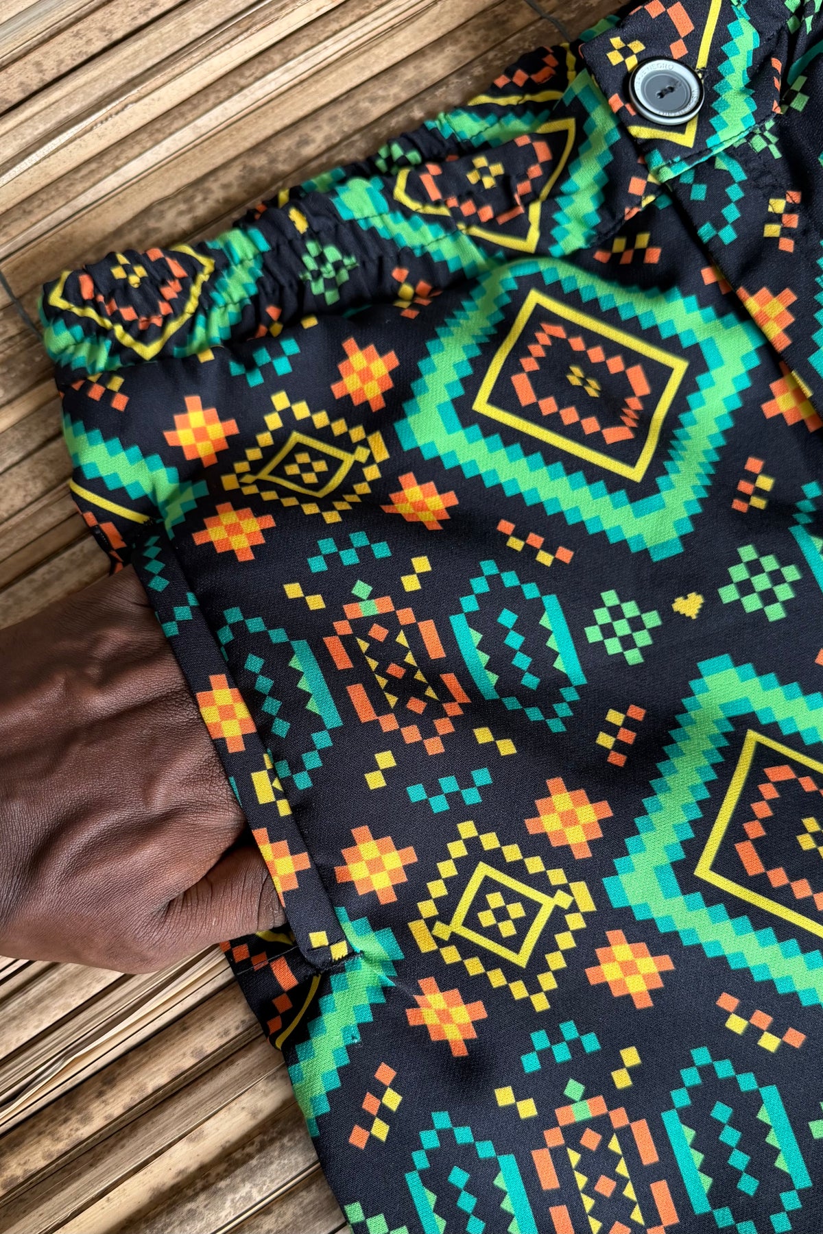 Pantalón unisex Estampado Diseño Rombos de Carambolo