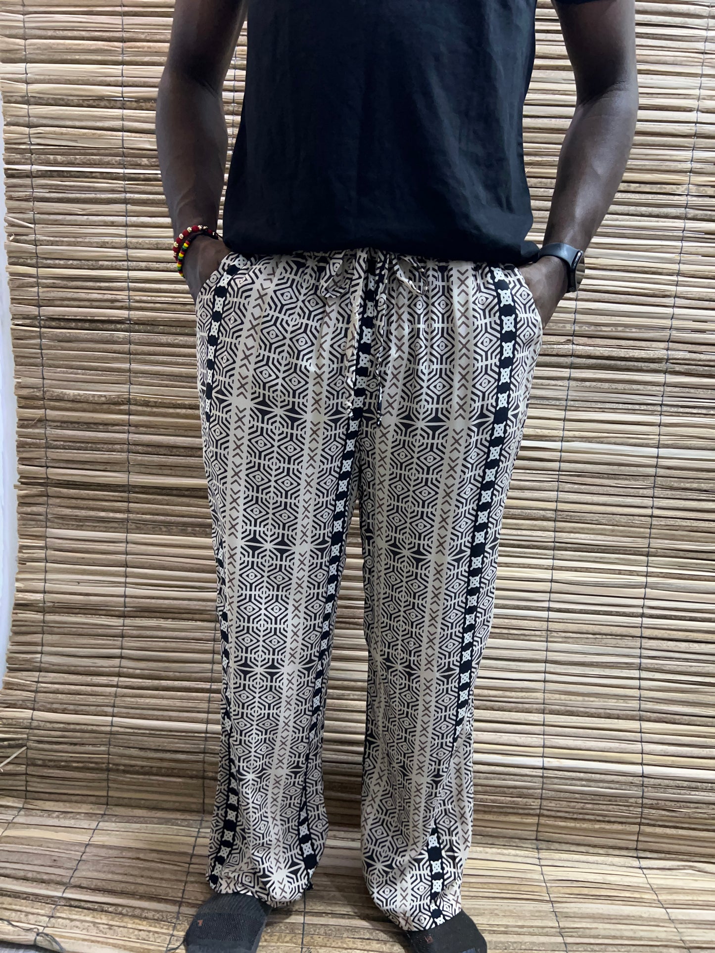 Pantalón estampado unisex Bota Ancha Diseño Barcaza