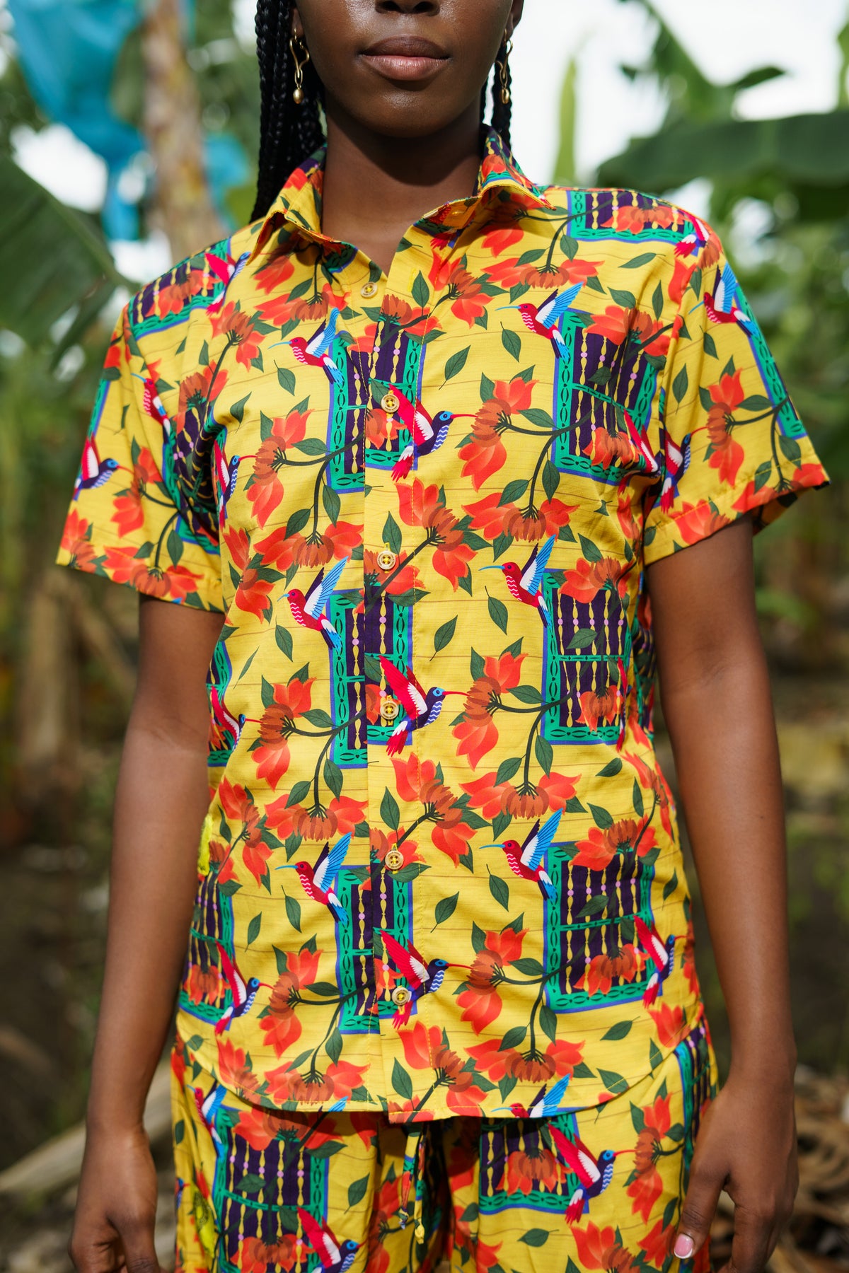 Camisa Ventana Bolillo Cuello Inglés - Ropa colombiana