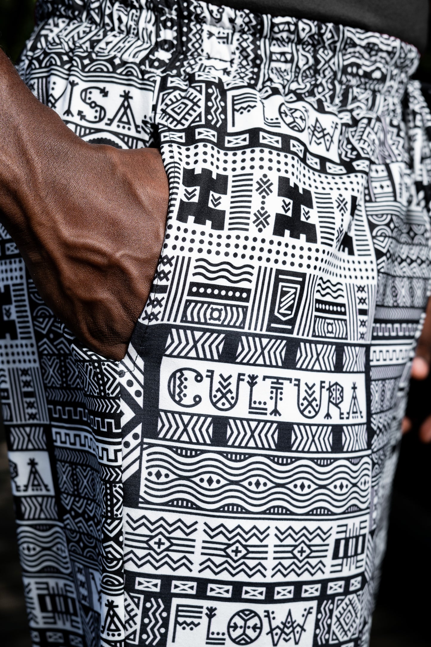 Jogger aladino Cultura Afrofuturista – diseño étnico colombiano Visaje Negro