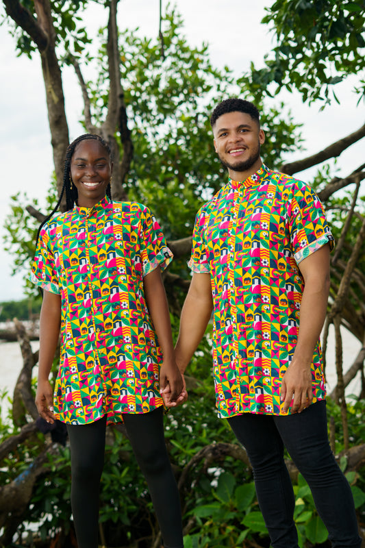 Camisón Unisex estampado Obrero