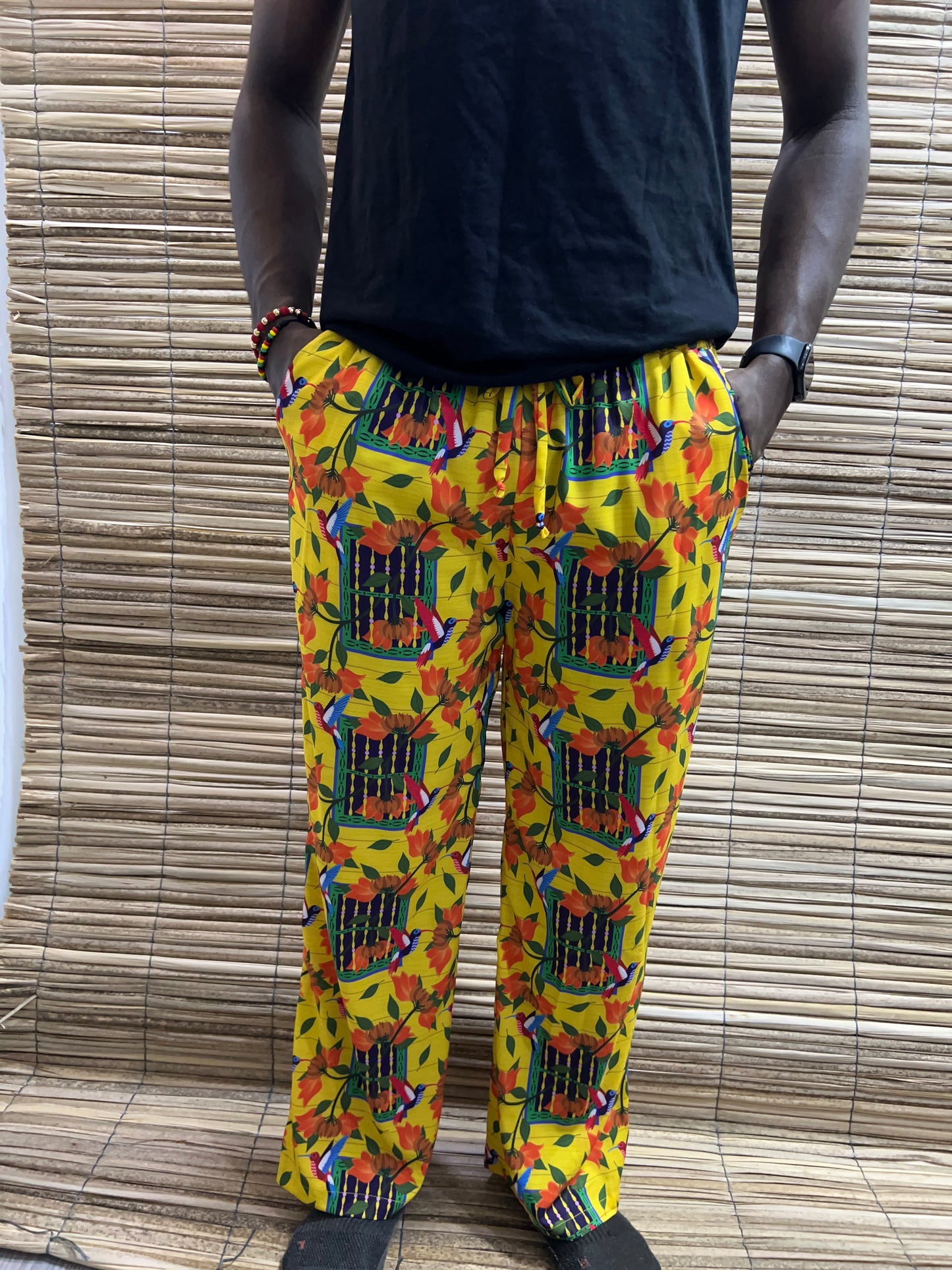 Pantalón unisex bota ancha Ventana de Bolillo