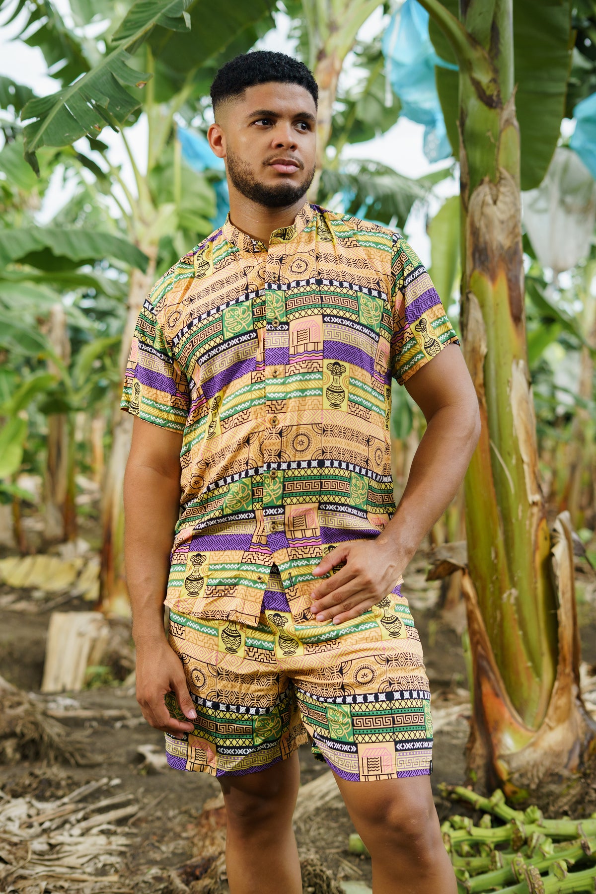 Camisa Artesanos Cuello Nerú