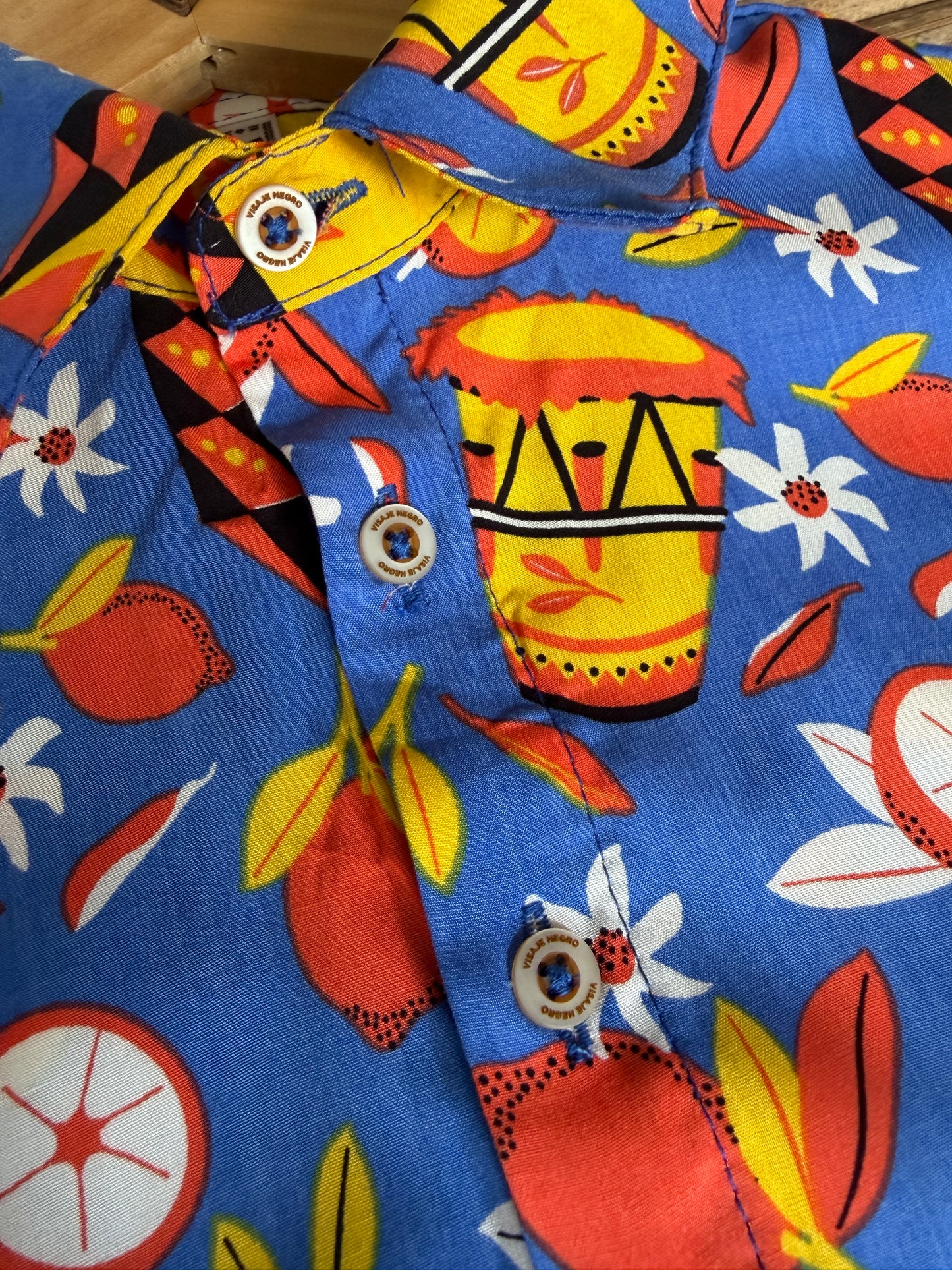 Camisa infantil afrocolombiana- Sexteto