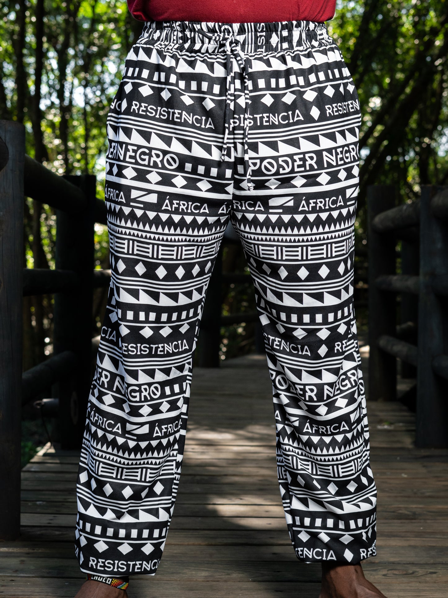 Jogger estampado Poder Negro