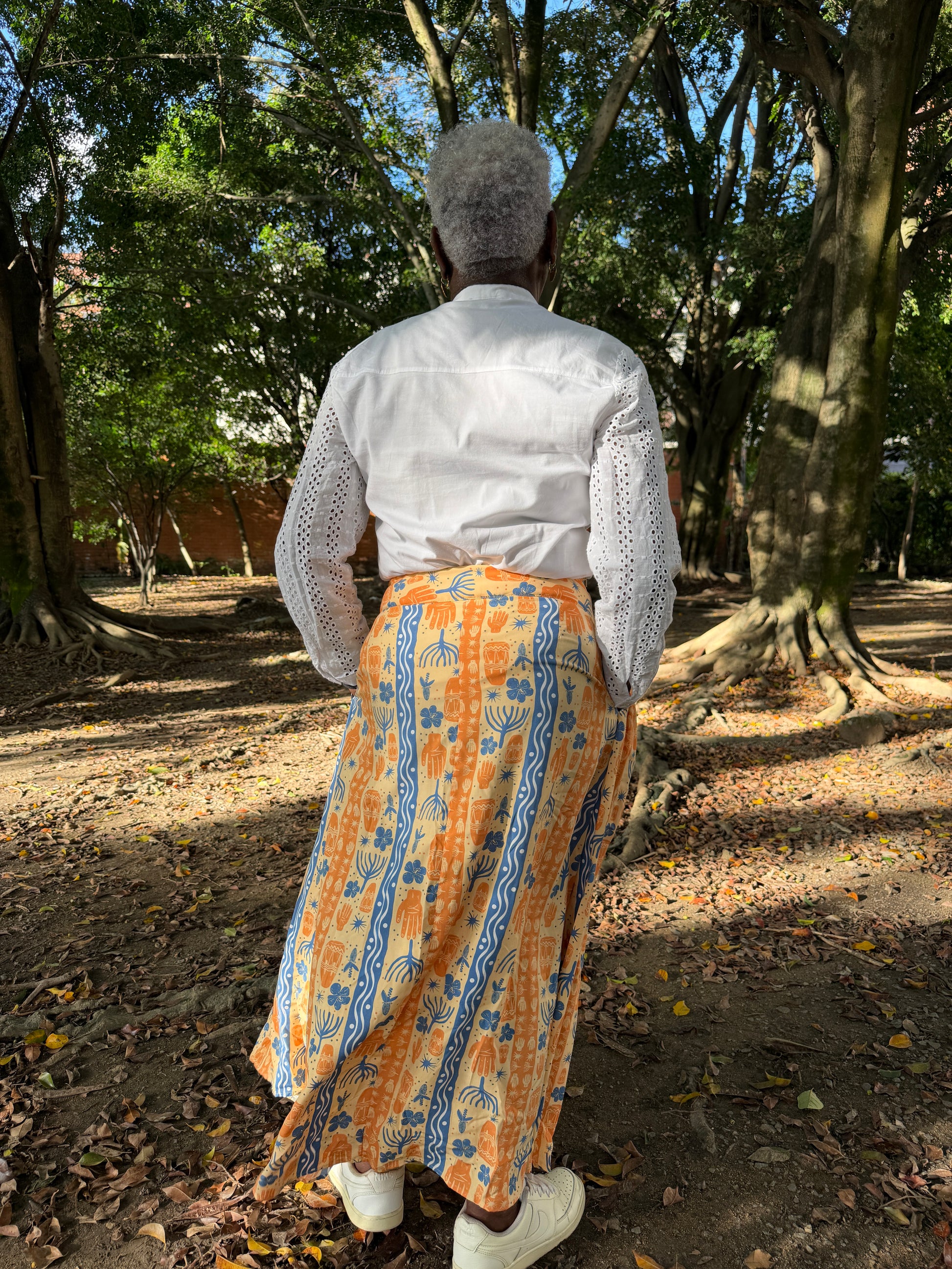 falda plizada mujer 