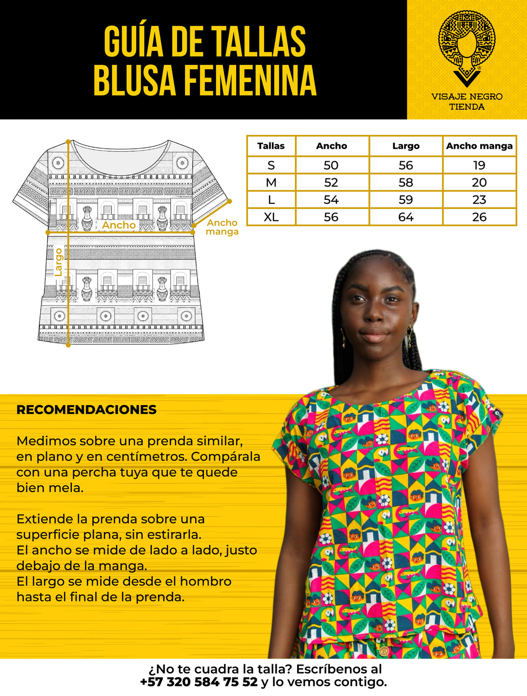 Blusa femenina estampada- Diseño Obrero
