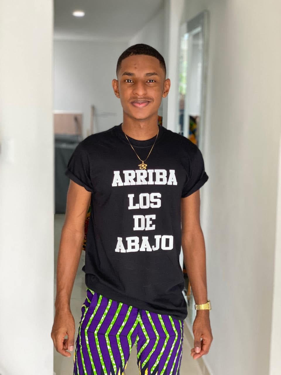 Camiseta estampada Arriba los de Abajo