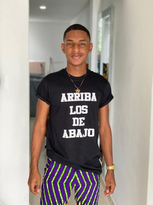 Camiseta estampada Arriba los de Abajo