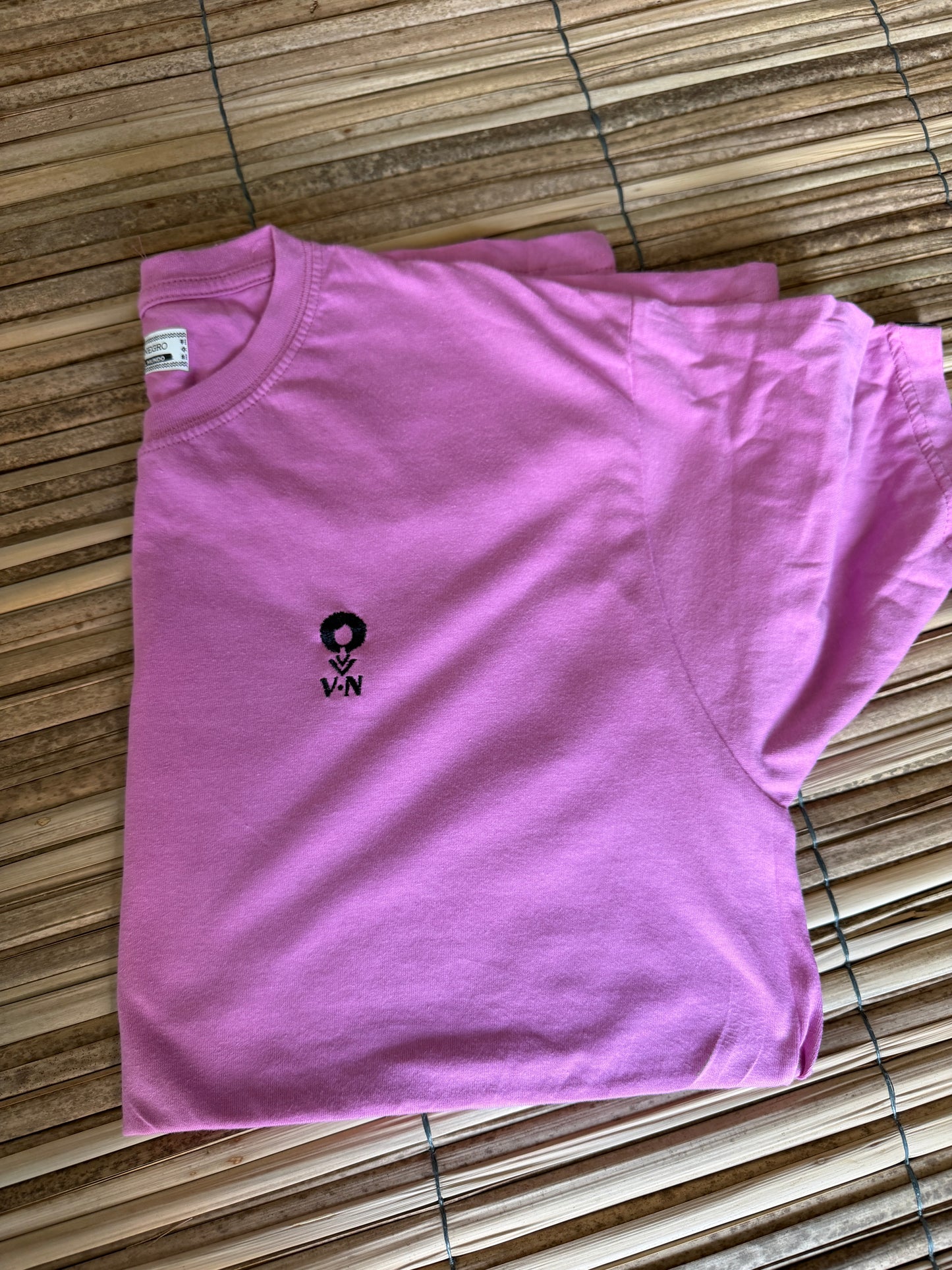 Camiseta bordado afro talla XL