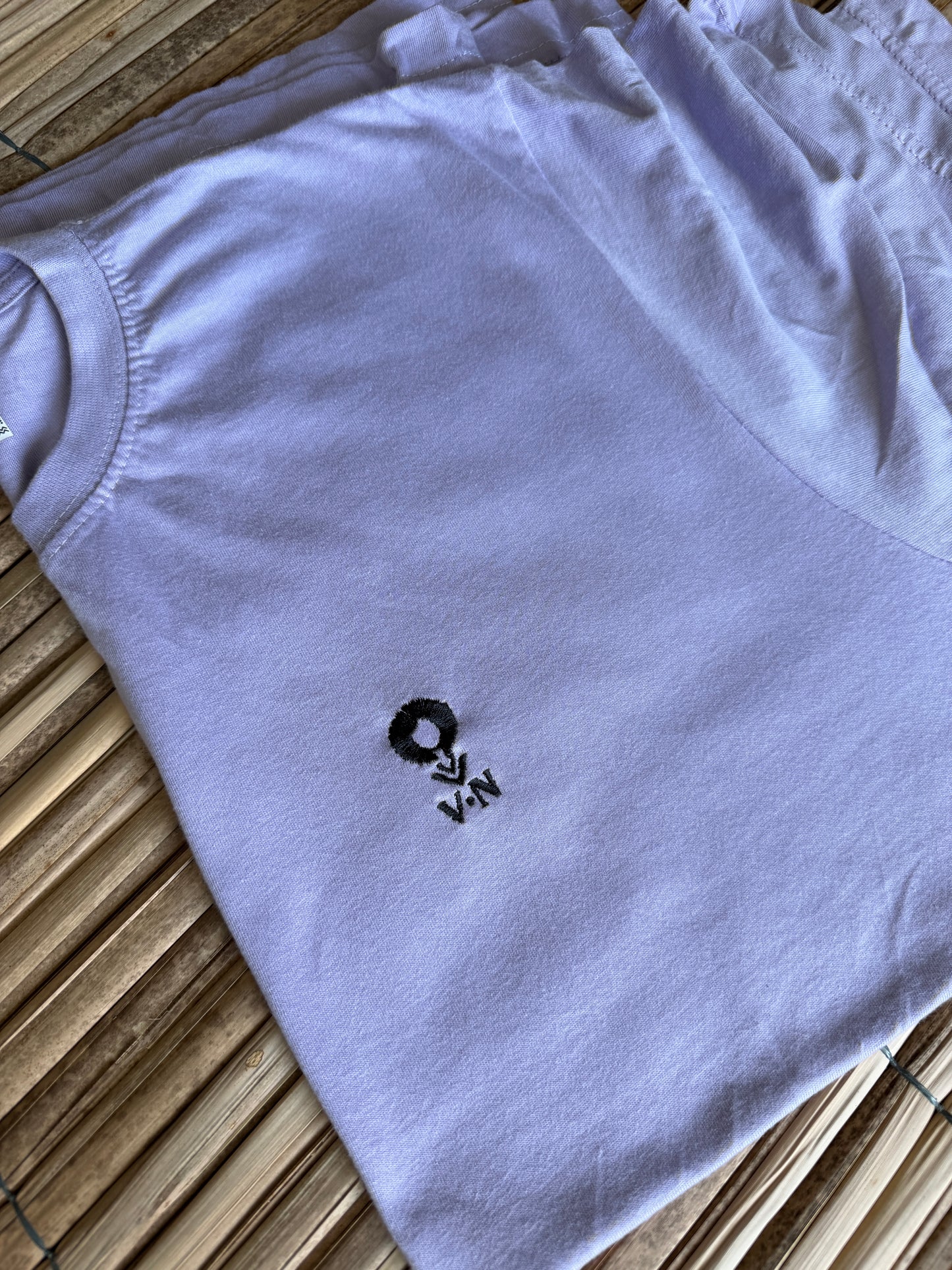 Camiseta bordado afro talla XL